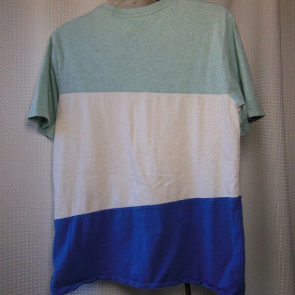 Garfield skate tee, striped unisex size Lg, PAWS 10th anniversary ad-lib edition - Picture 7 of 9